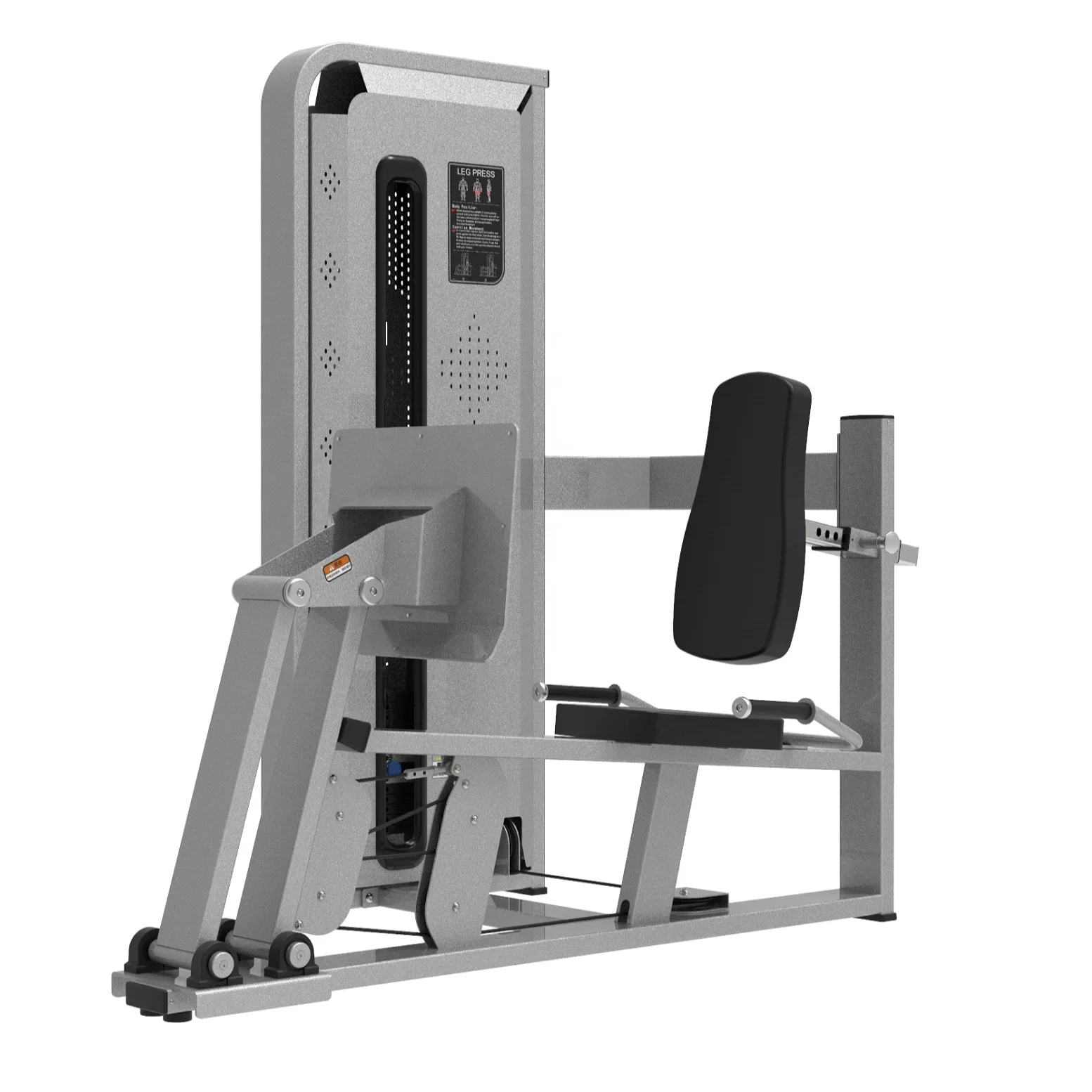 

Customized Tube Painting Upholstery Strength Training Machine Leg Press With Weight Stack