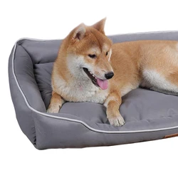 Waterdicht Hondenbed 600D Oxford Doek Honden Mat Bedden Zacht Verdikt PP Katoen Vulling Bijtvast Huisdieren Hond Accessoires