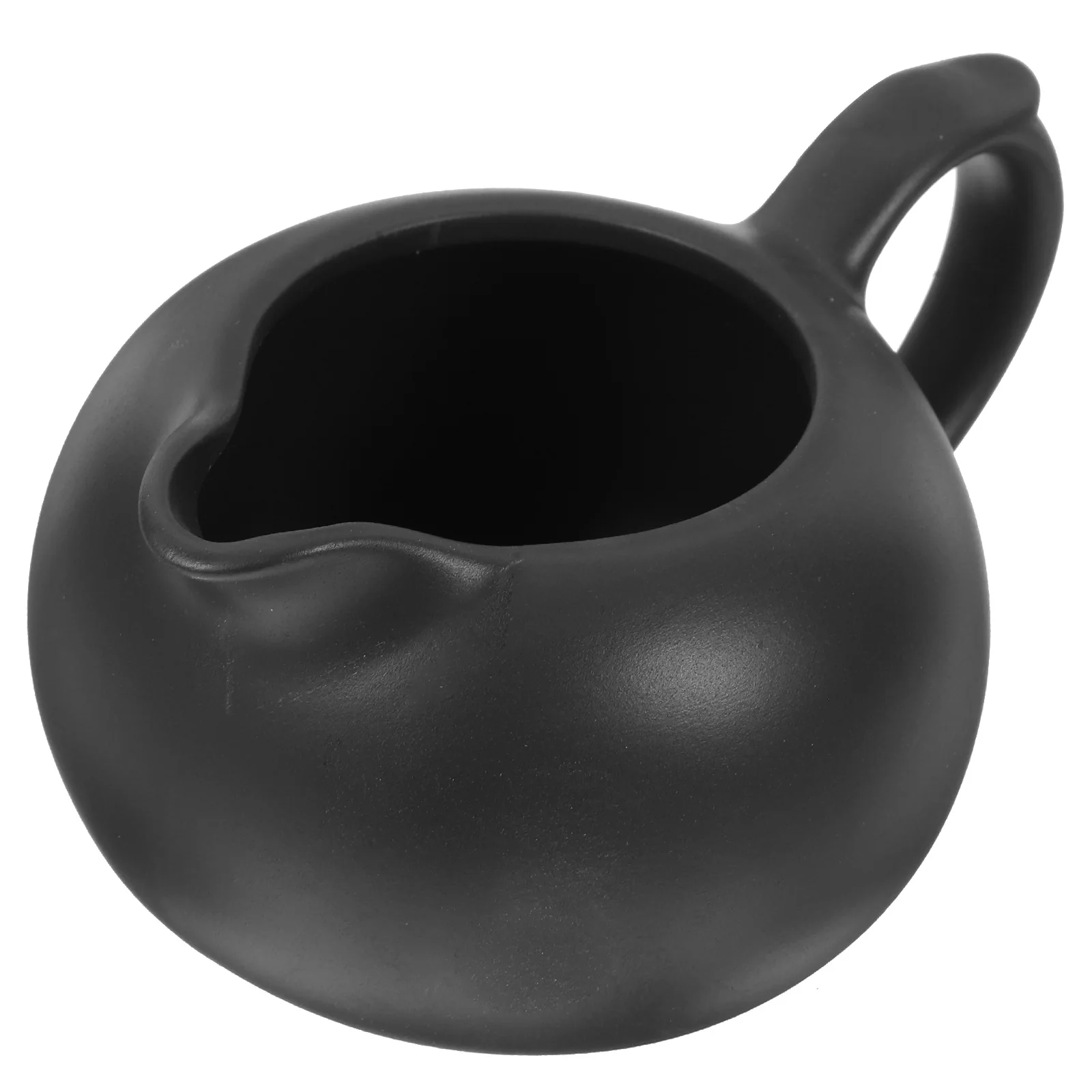 

Ceramic Milk Pot Tea Distributor Jug Sauce Dispenser Kettle Unique Spout Easy Operation Home Coffee Shop Restaurant