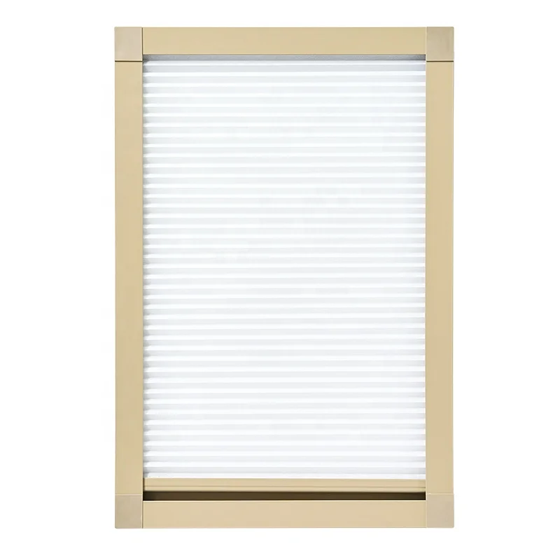 Blackout Roller Shutters Blinds Cellular Shades Green Room Sun Roof Blinds Manual Honeycomb Skylight