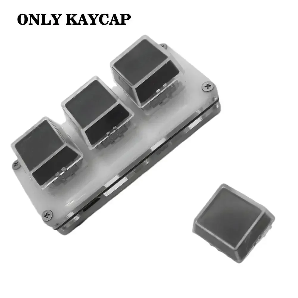 Transparent Keycaps Double-layer Key Caps Removable Paper Clips Custom Keyboard Keycaps MX Switch Keycap Shell Protection