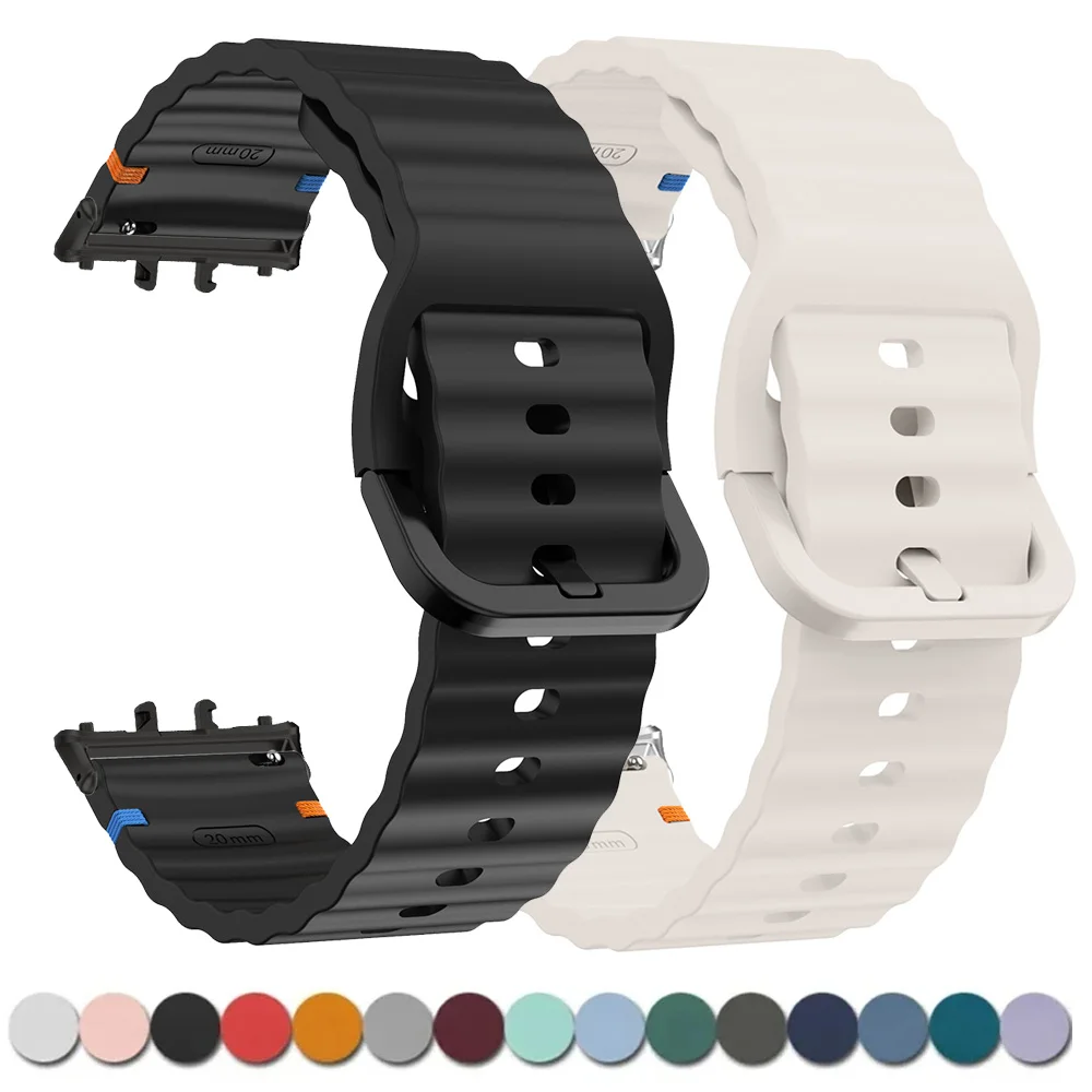 Silikonarmband für Samsung Galaxy Fit 3, austauschbares Armband, Sportarmband für Samsung Fit3 Loop Band Smart Watch Zubehör