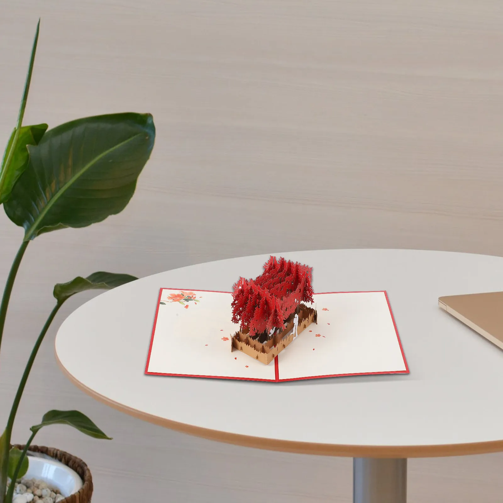 

3D-открытка с тематикой любви и иллюстрацией влюбленных птиц, идеально подходит для Дня святого Валентина, дня рождения, сюрприза, чтобы выразить свои чувства.