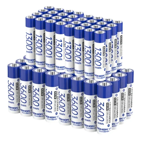 Nohon Rechargeable Battery 1.5V AA AAA Lithium Batteries for Computer Clock Radio Video Game Digital Camera Wholesale Supported