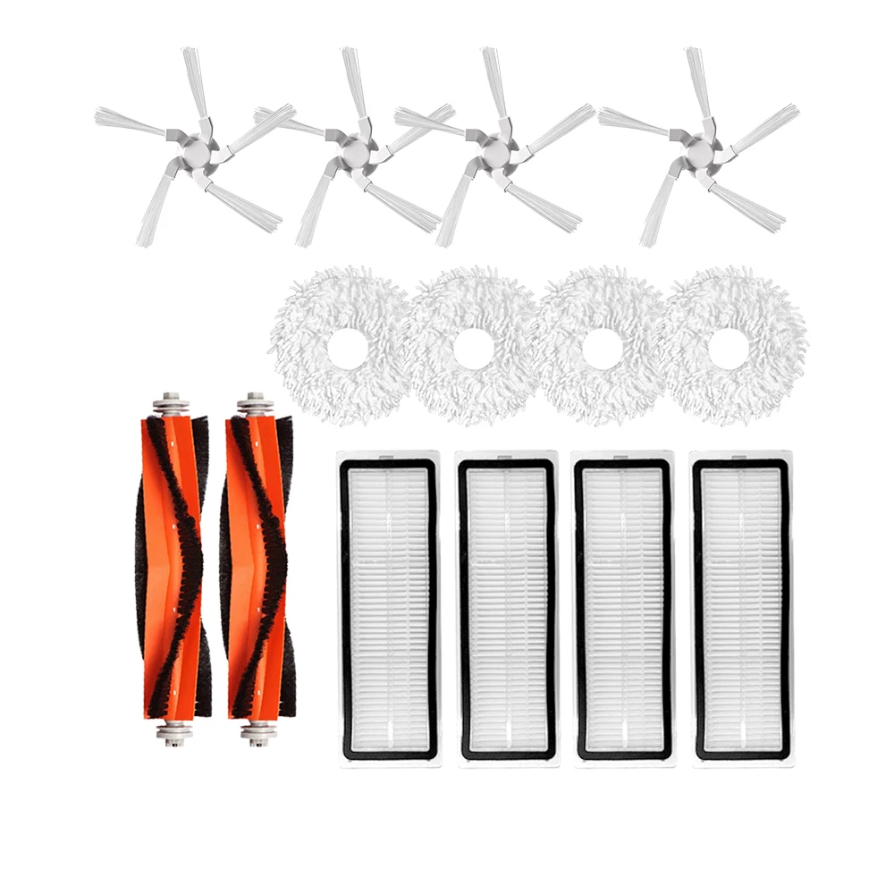 EPA Filter Mop สำหรับ Dreame Bot W10 Pro อุปกรณ์เสริมสำหรับ Dreame Self-ทำความสะอาดหุ่นยนต์เครื่องดูดฝุ่นอะไหล่หลักแปรงด้านข้าง