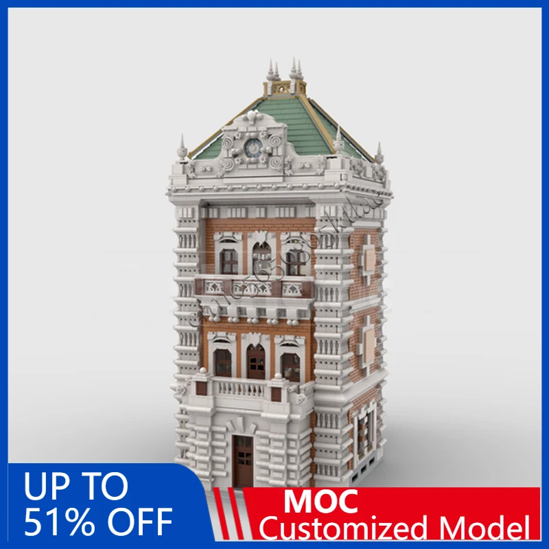 10107 ELEMENTÓW Dom Ulica Pałac Biblioteka MOC Personalizowany Modułowy Zestaw Klocków Edukacyjny Popularny Klocki DIY Prezent na Święta