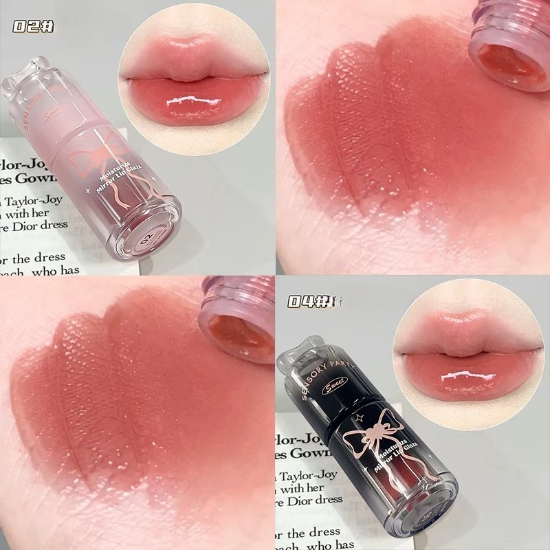 ウォーターグラス リップグロス ノントランスファー ロングウェア リップステイン ブライトニングシェード 保湿フォーミュラ デートナイト 結婚式 日常使用用