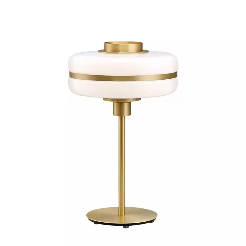

Postmodern minimalist creative glass table lamp, Nordic living room bedroom bedside lamp