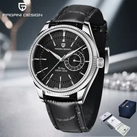 PAGANI DESIGN 2025 nuevo Reloj de cuarzo para Hombre VH65 40mm cristal de zafiro de acero inoxidable de lujo para negocios resistente al agua 200m Reloj para Hombre