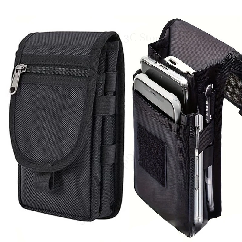 

Adjustable Phone Pouch Flip Case For Ulefone Armor 25T Pro 26 23 Ultra 24 22 21 15 17 Pro 12S 11T 9E Cover Waist Belt Wallet Bag