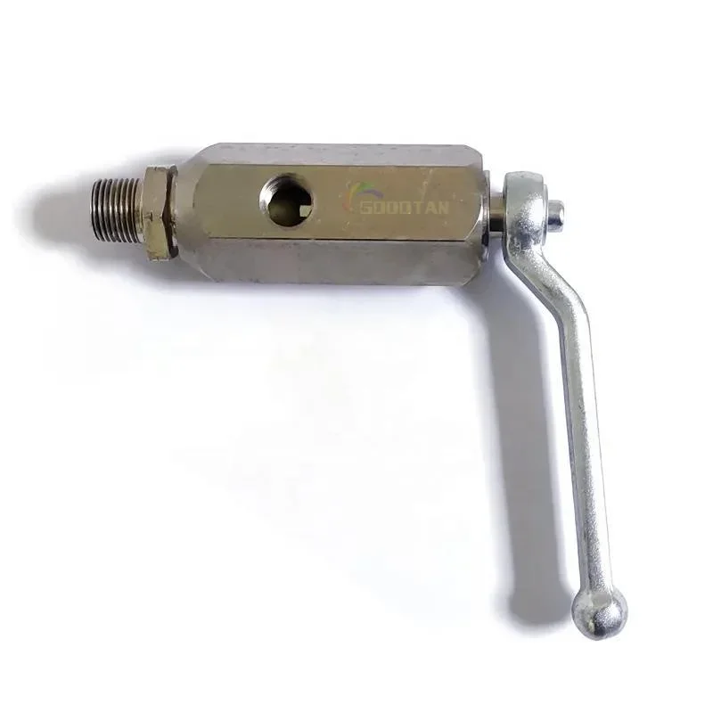 GOODTAN Replace Prime Valve Drain Valve Airless Spare Parts 0555645 Bleed Valve for Hydraulic Sprayer HC 940 950 960
