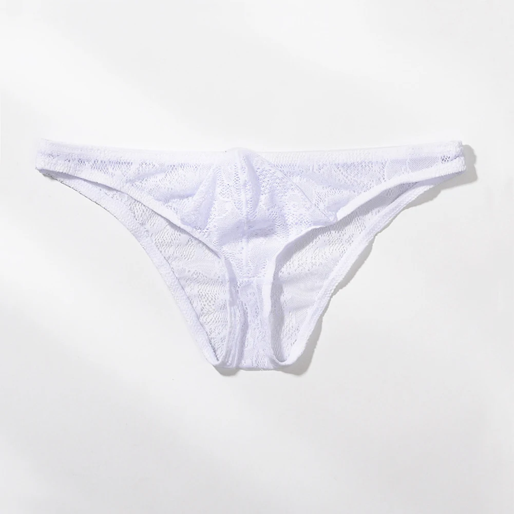Breathable Underpants Men Lace Underwear Brand New Condition Classic Style M-2XL Size Available Sexy Lace Pouch Underwear