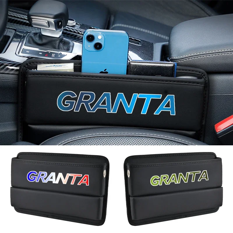 Car Seat Gap Organizer Seat Side Bag For lada-GRANTA 2023 Reserved Charging Cable Hole Car Accessori