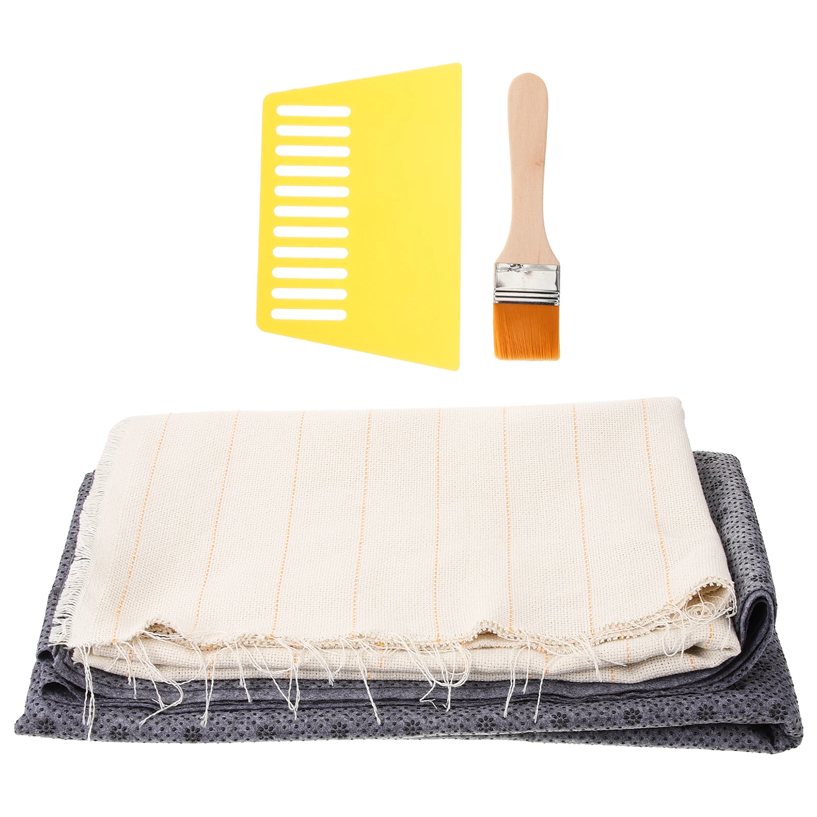 

Tufted Cloth Set 180x100cm Anti Slip Backing Fabric for Rugs Tufting Monks Cloth DIY Craft Rug Kit Carpet Fabric