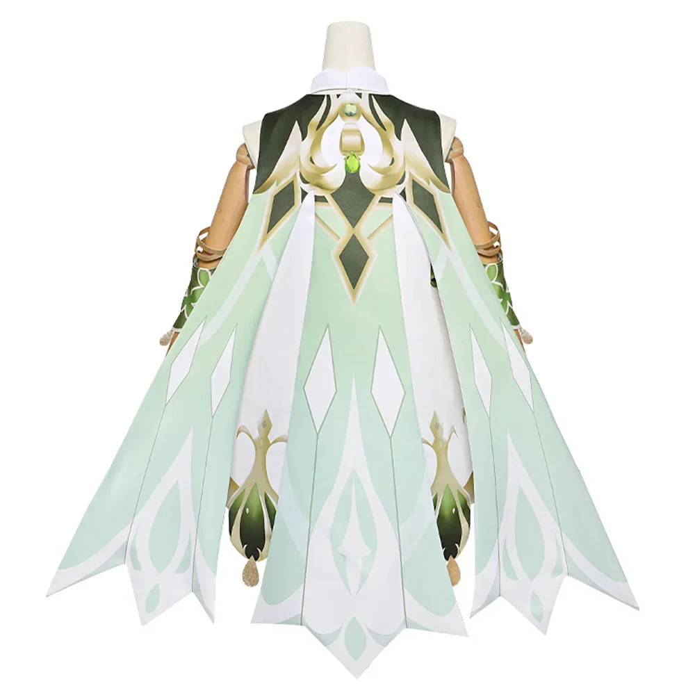 Costume de Cosplay du Jeu Genshin Impact Nahida pour Fille, Vêtements d'Anime, Cape, Combinaison, Short Trempé, pour Halloween