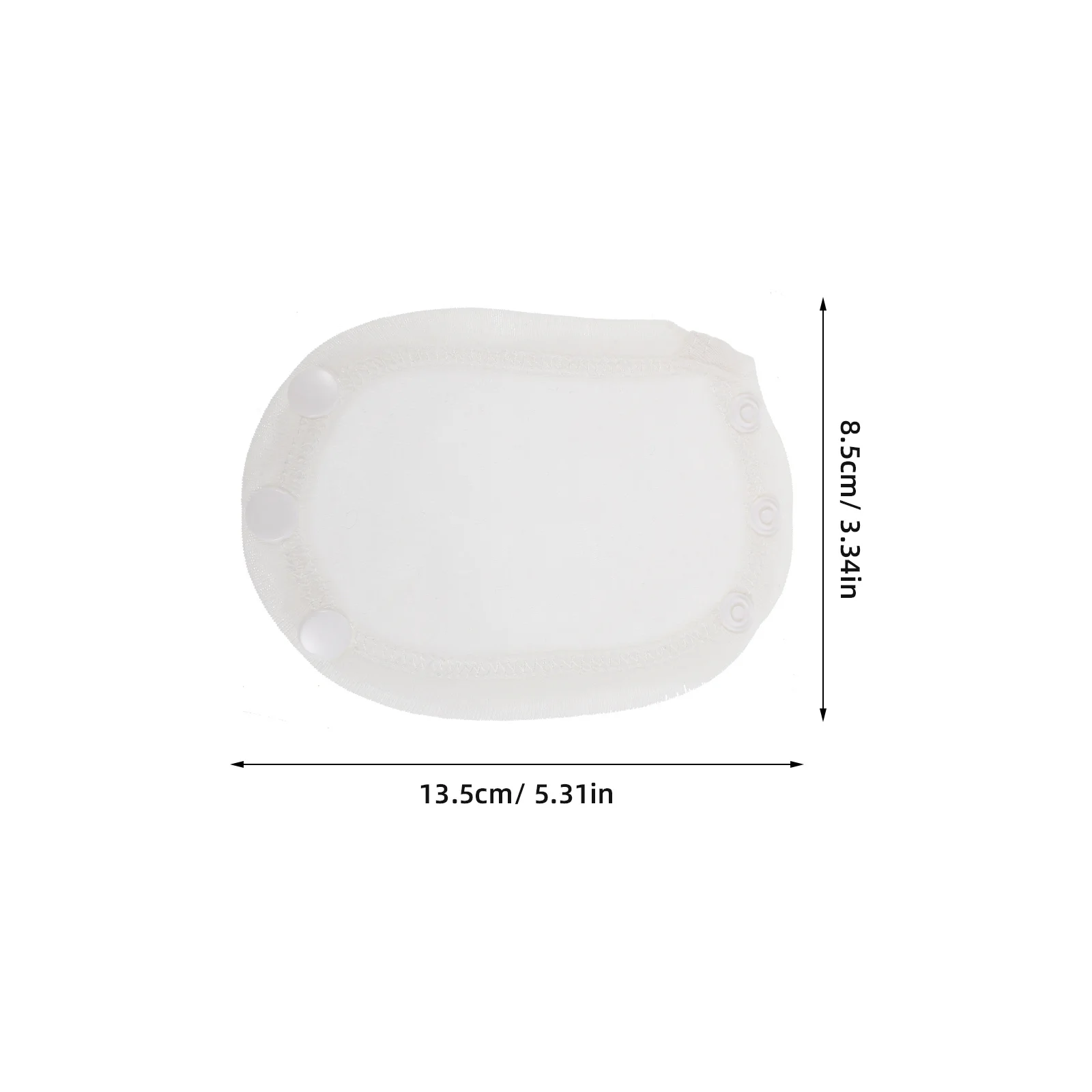 6 قطعة ارتداءها الطفل موسع القطن لينة أزرار خاطفة ملابس الرضع رومبير إطالة التصحيح تمديد حفاضات بيضاء #5