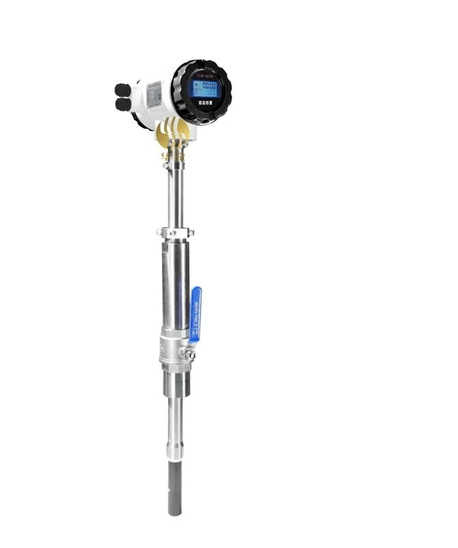 Plug-in electromagnetic flowmeter digital display high precision magnetic flow rate DN200
