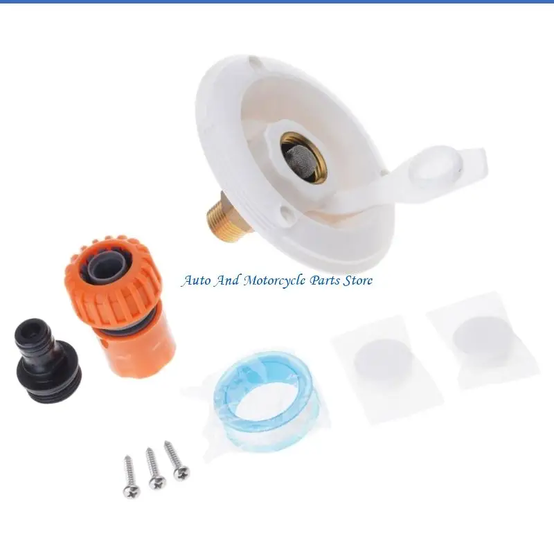 

P9FD RVs Water Inlet System Brass Fitting Water Inlet For Camping Vehicles