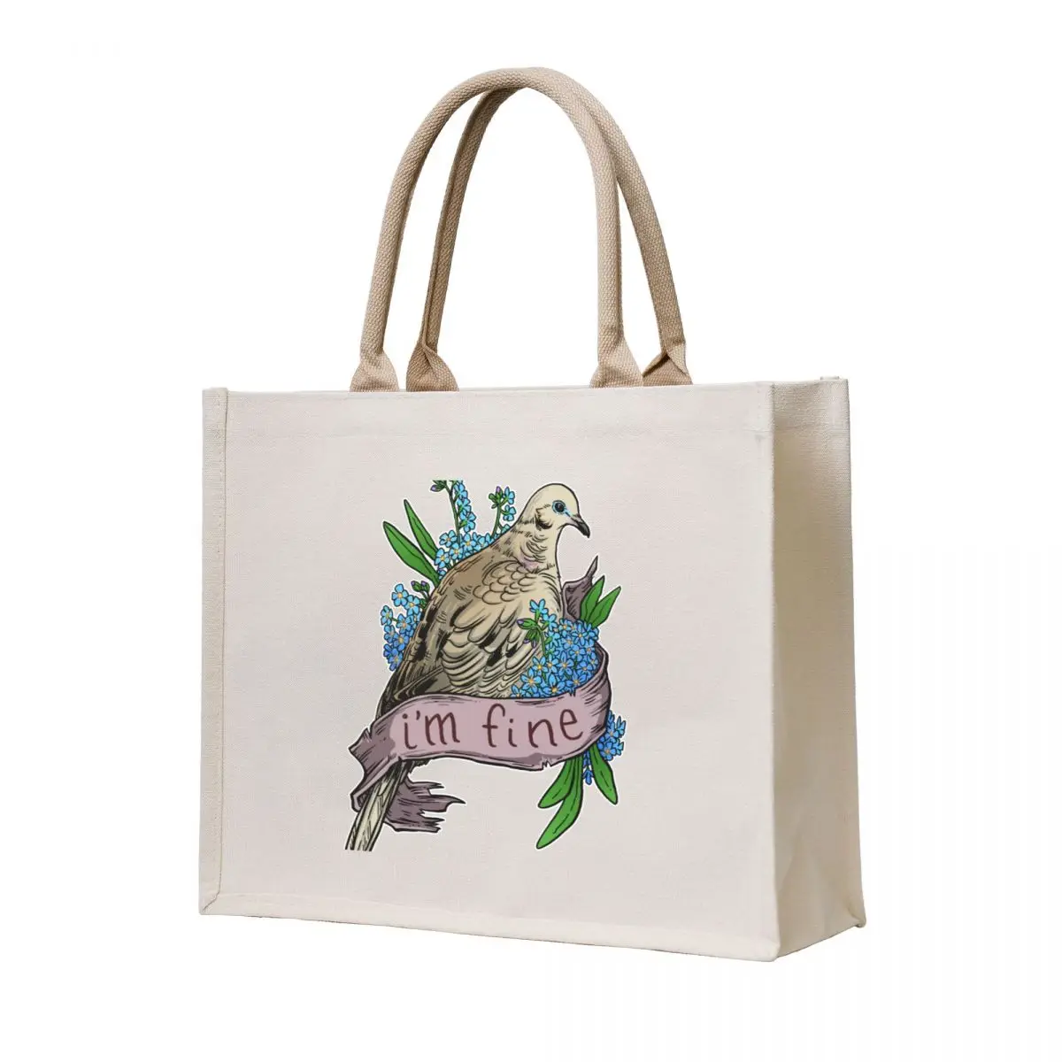 

I'm Fine Tote Bag sac pour femme hand bag free delivery bags