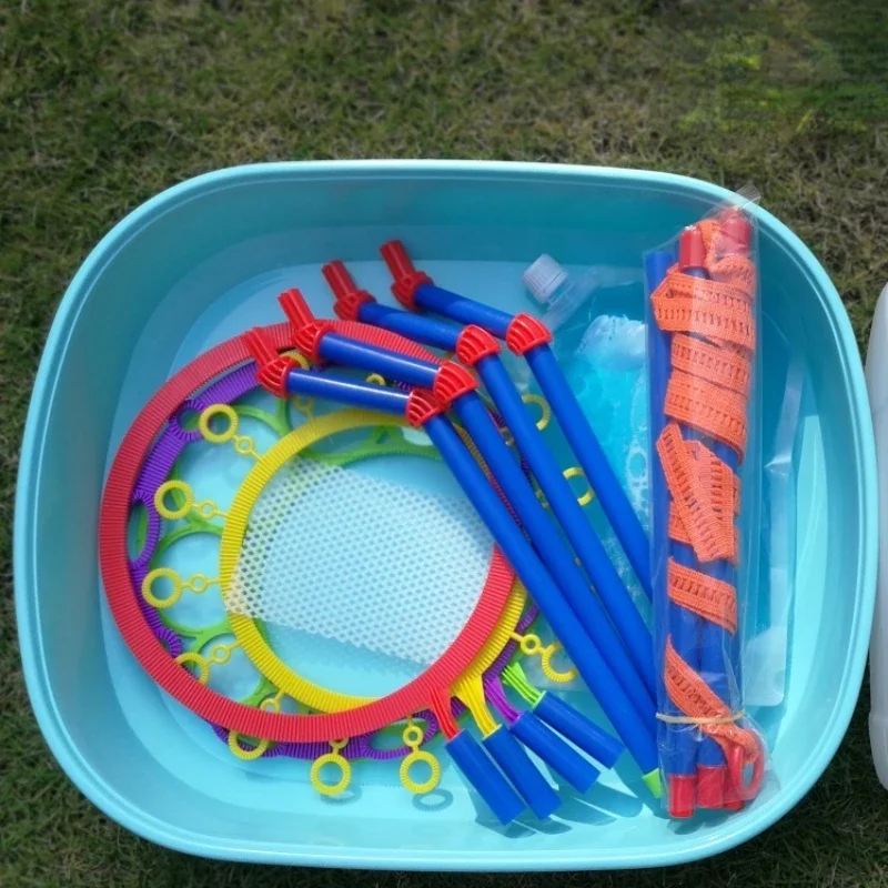 

Large Bubble Wands Deep Bubble Pond Combo Summer Party Toy Outdoor Sports