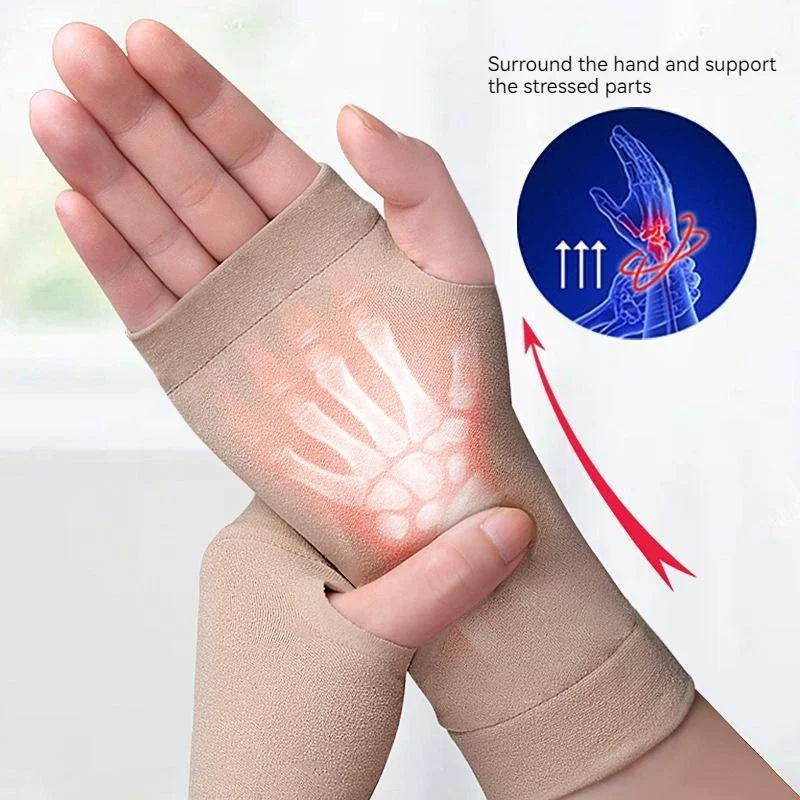 Compression Wrist Thumb Band Belt Carpal Tunnel Hands Wrist Support Brace Strap Sleeve Sport Tenosynovitis Arthritis Gloves