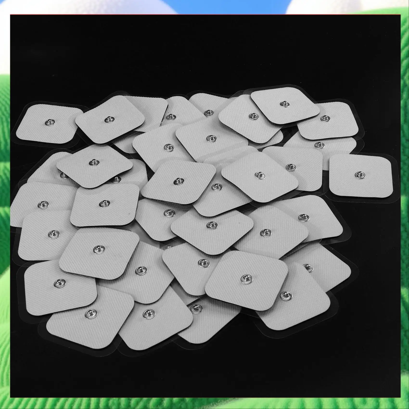 

100Pcs Tens Electrodes Electrode Pad For Self Adhesive Electrode Patches For TENS Therapy Machines Physiotherapy-[Cilae]