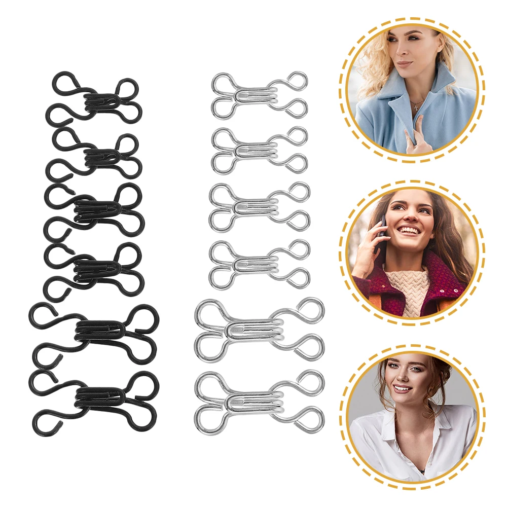Collare per abbigliamento Chiusura per cucire Accessori in lega Elementi di fissaggio in metallo Reggiseno durevole Connettore Fibbia Forniture per cucire Non arrugginito