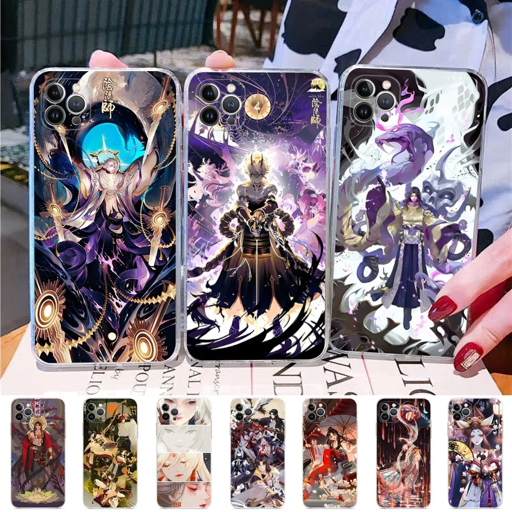 Onmyoji game Phone Case For iPhone 15 14 13 12 Mini 11 Pro XS Max X XR SE 6 7 8 Plus Soft Silicone Cover