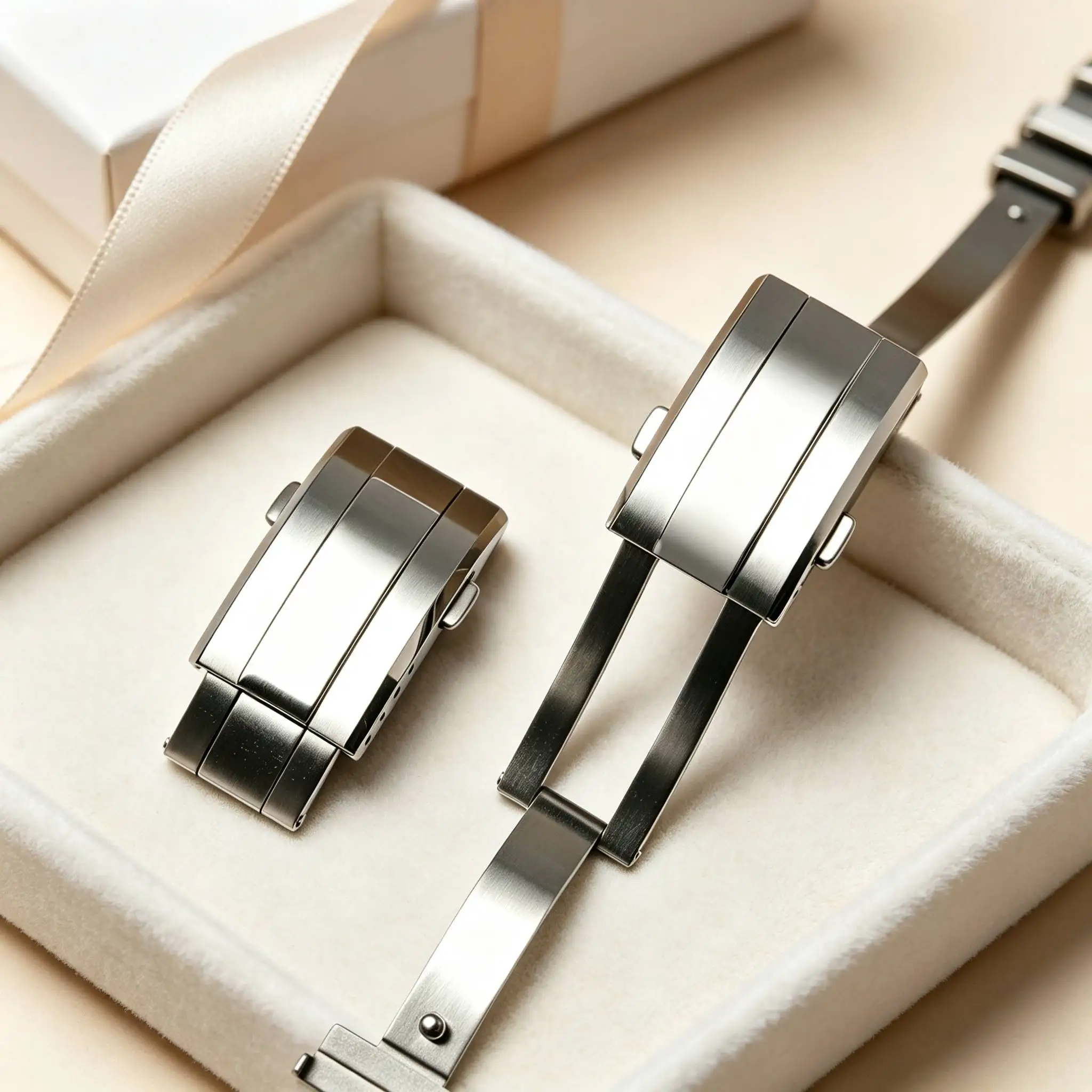 1pc Watch Clasp 16mm/18mm/20mm Stainless Steel Deployment Watch Buckles Replacement Folding Clasp Watch Accessories
