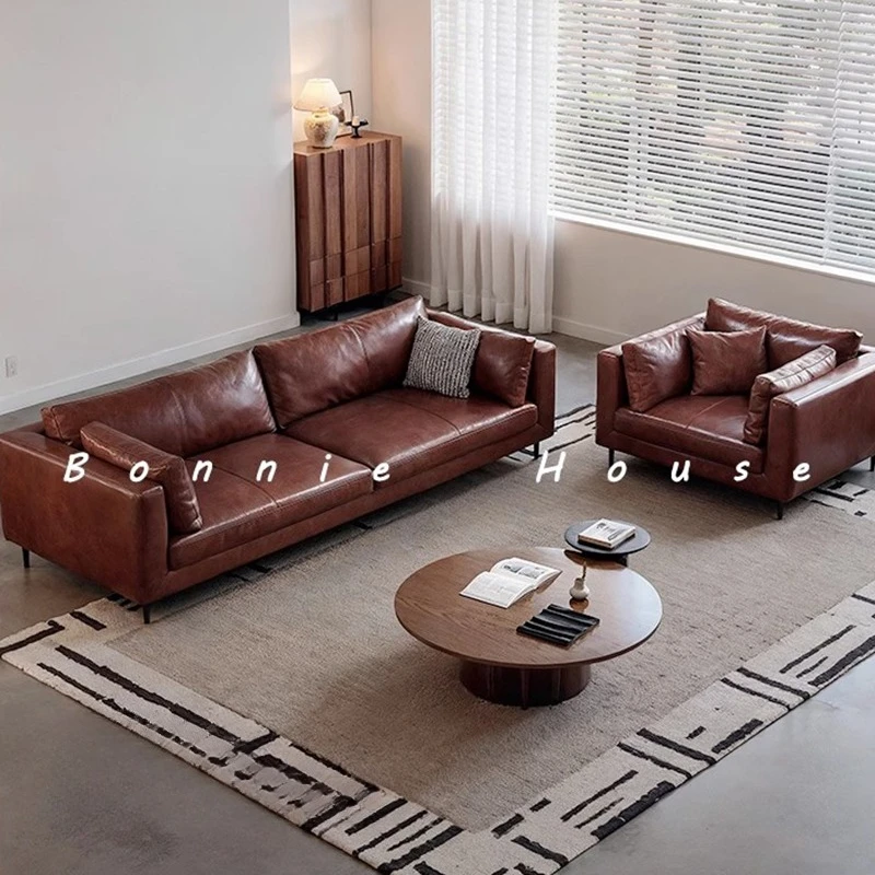 Leather Nordic Living Room Sofas Armchair Modern Luxury Minimalist Office Outdoor Sofa Designer Hallway Divano Home Furniture