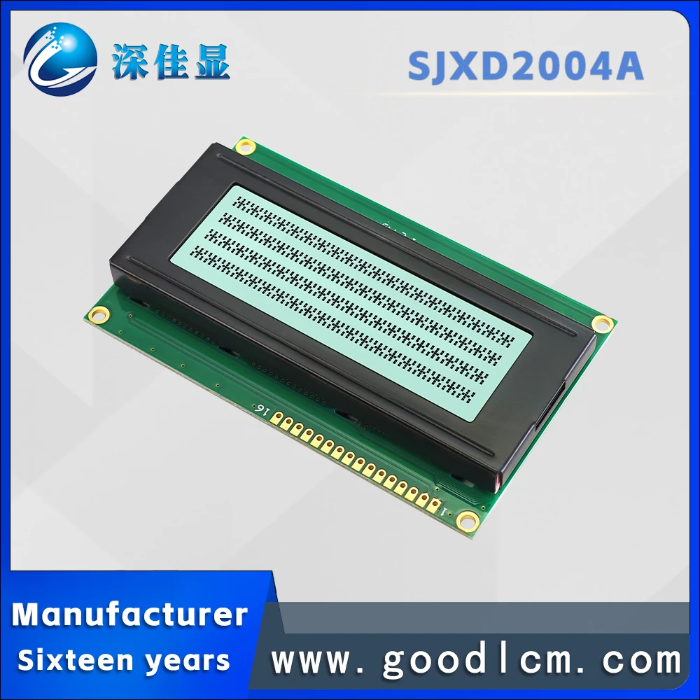 Russian language 20X4 character LCD dot matrix screen SJXD2004A With backlight industrial 20*4 digital LCM display module
