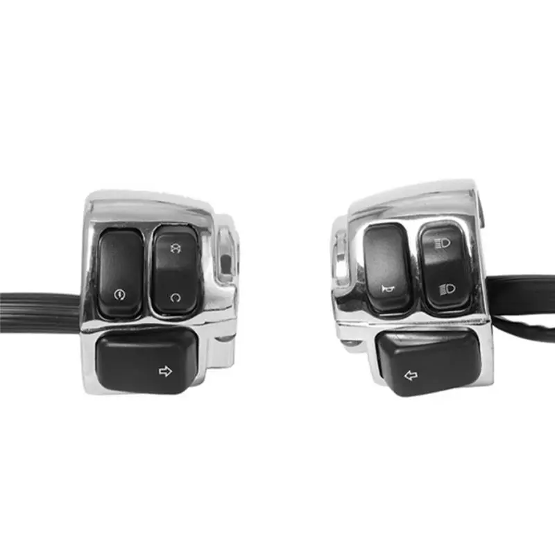 Motorcycle Handlebar Turn Signal Control Switch 25MM Handlebar Switch For XL883 Sportster Dyna V-ROD Softail-T48C