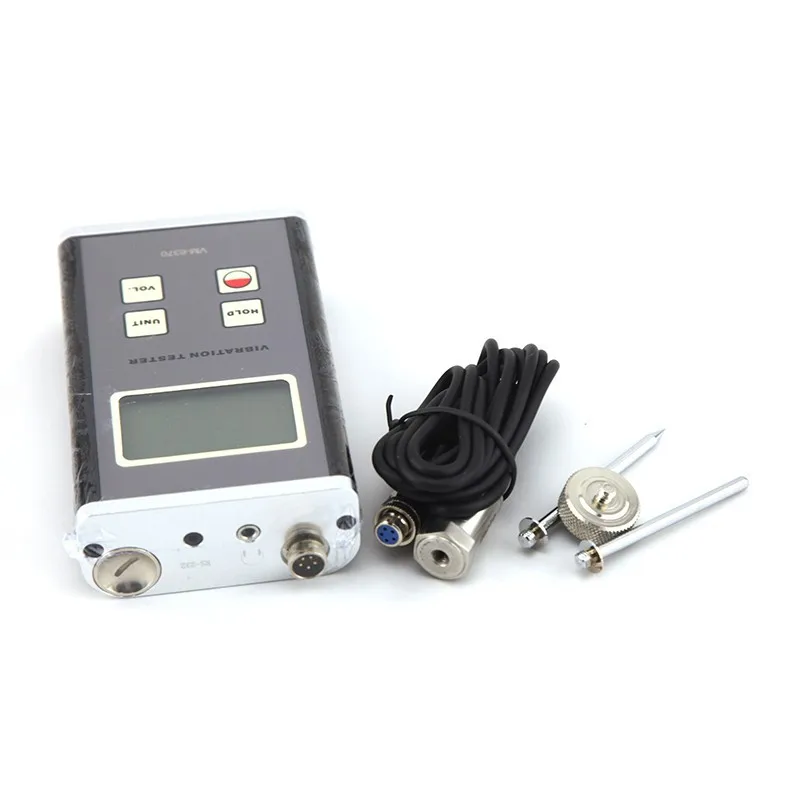 VM-6370 Portable Vibration Meter Handheld Displacement, Velocity And Acceleration Simultaneously Display