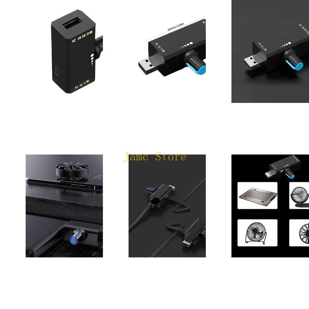 

LX0B Regulator USB Fan Stepless Speed Controller Improve Performances