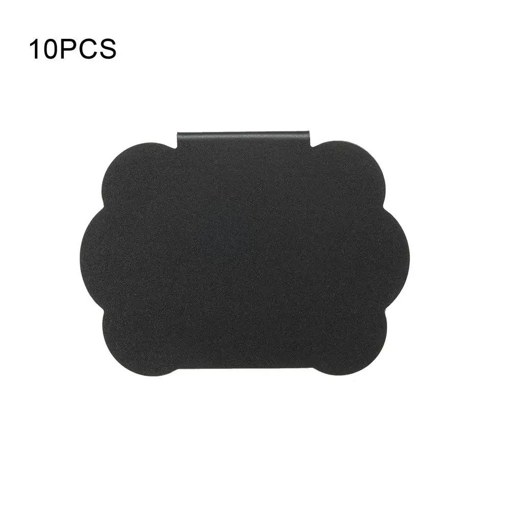 

10PCS New Plastic Price Boards Mini Black Price Tags Signage Multifunctional Table Chalkboard Shop Store