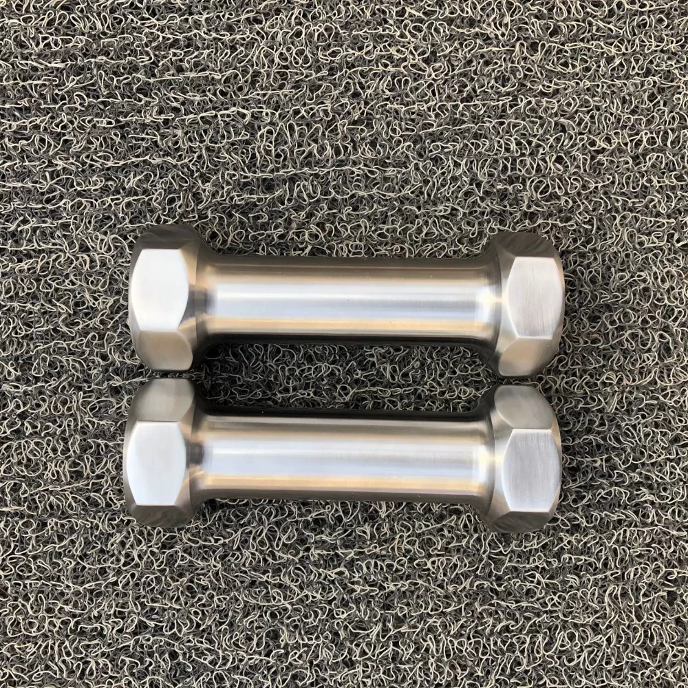 2PCS 304 Stainless Steel Hexagonal Solid Dumbbells – 1kg Each, Boxing Training, Odorless, Rustproof, Washable Fitness Hand Weigh