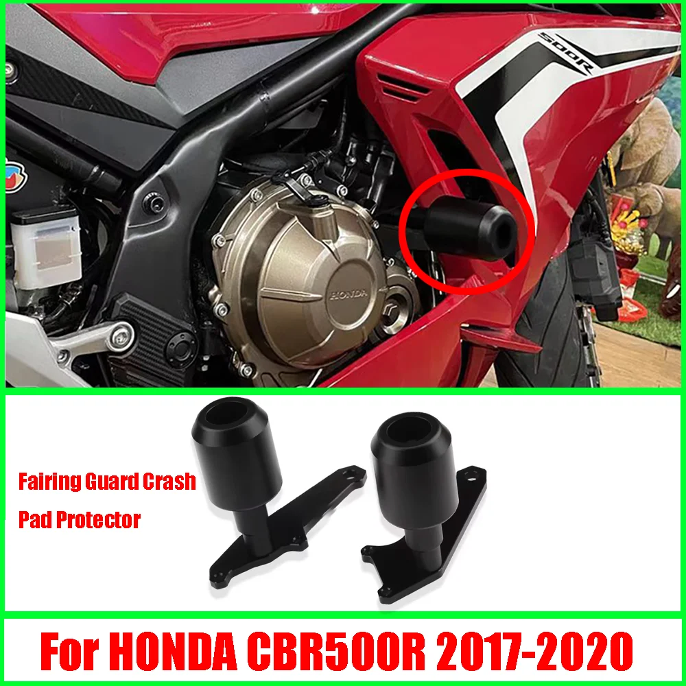 

New CB R500 R Motorcycle CNC Falling Protection Frame Slider Fairing Guard Crash Pad Protector For HONDA CBR 500 R 2017 -2020