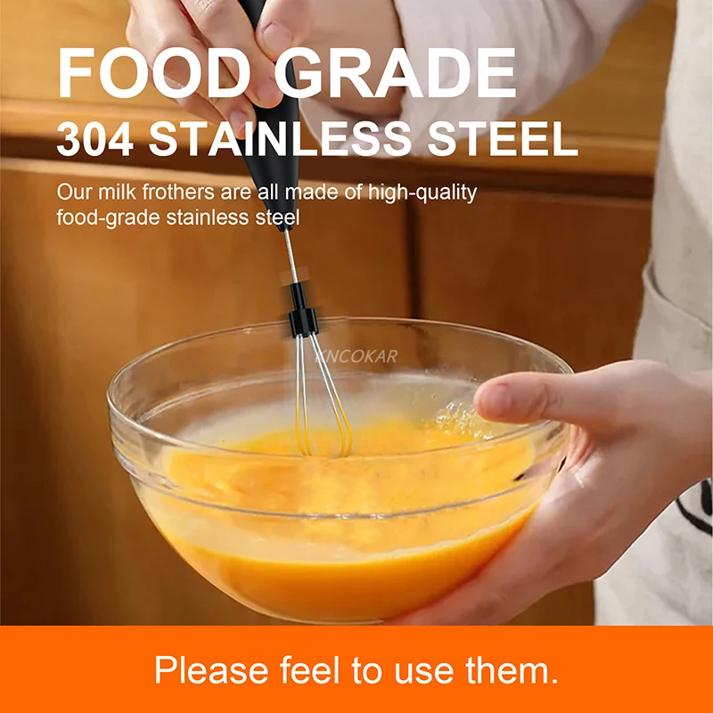 عصا خفقت كهربائية صغيرة محمولة باليد ، خفاقة قهوة صغيرة منزلية للخبز ، خفاقة بيض سوط ، خفاقة مطبخ مسحوق حليب