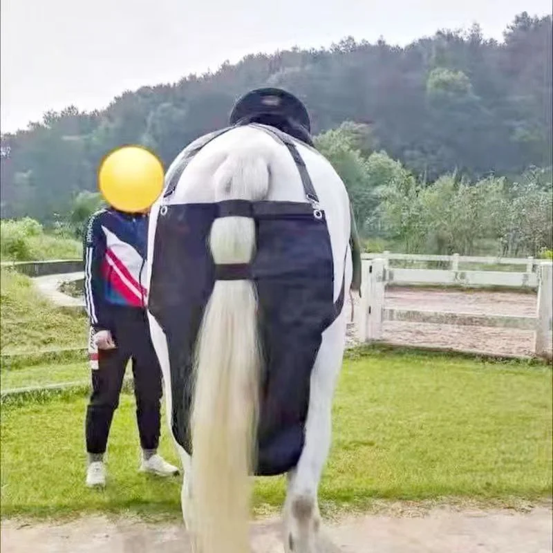 حقيبة تنظيف ساد الحصان، جيب محمول لتجميع الكفن #4