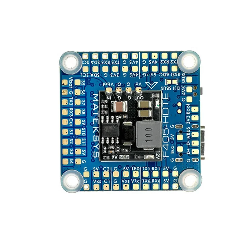 MATEK F405-HDTE FLIGHT CONTROLLER ArduPilot / INAV /Betaflight Blackbox /OSD /Barometer BEC 9V 12V For  HD VTX CADDX RC