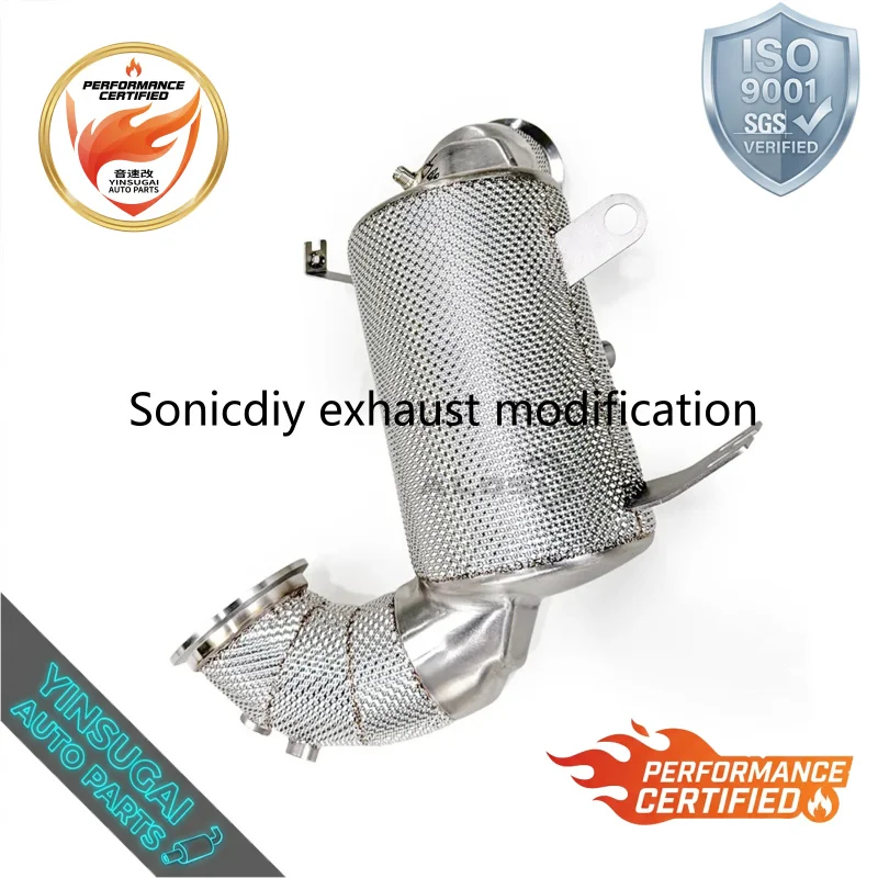Cuski Factory Wholesale SS304 High Performance Catted Exhaust Downpipe for Lotus Emira 2.0T 2021-2023