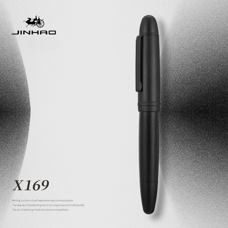 Limitowana edycja pióra wiecznego Jinhao X169 z żywicy i metalu, 8 sztuk #   Pióro do kaligrafii z dużym piórem EF/F/M, artykuły piśmiennicze, artykuły biurowe, artykuły szkolne — zdjęcie produktu 2