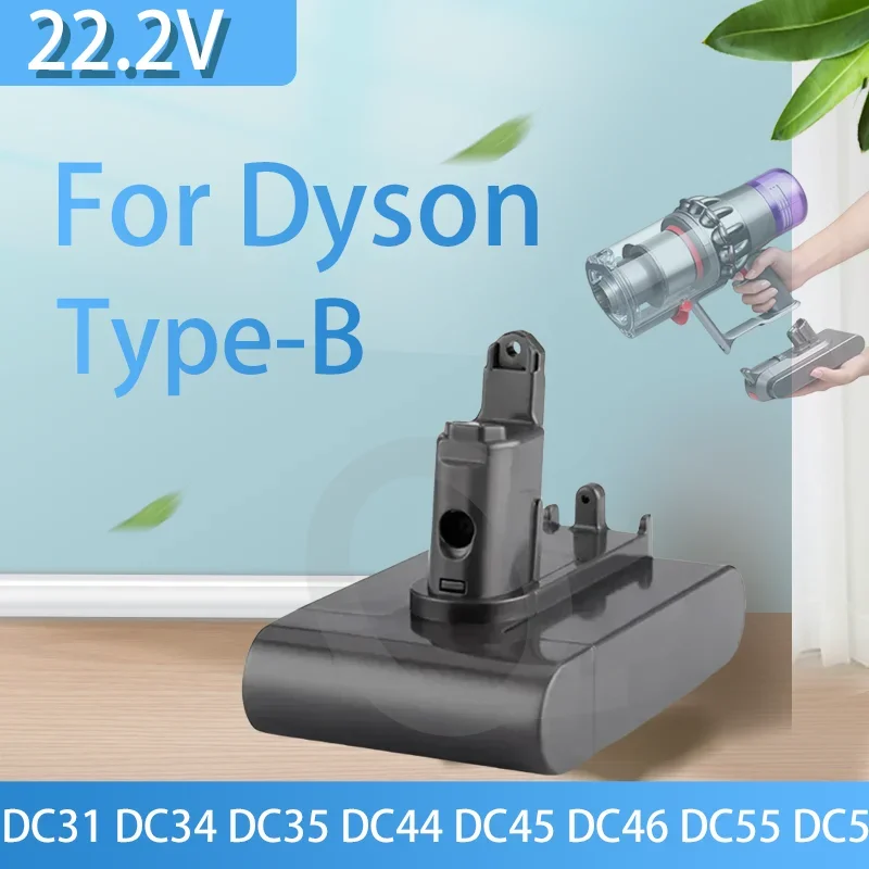 

New ForDyson is used for DC31 DC34 DC35 DC44 DC45 DC46 DC55 DC56 vacuum cleaner 68000mAh (B-type) rechargeable lithium battery