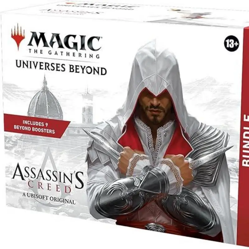 Magic: The Gathering - Assassin’s Creed Bundle | 9 Beyond Boosters + Accessories | Collectible Trading Card Game for Ages 13+