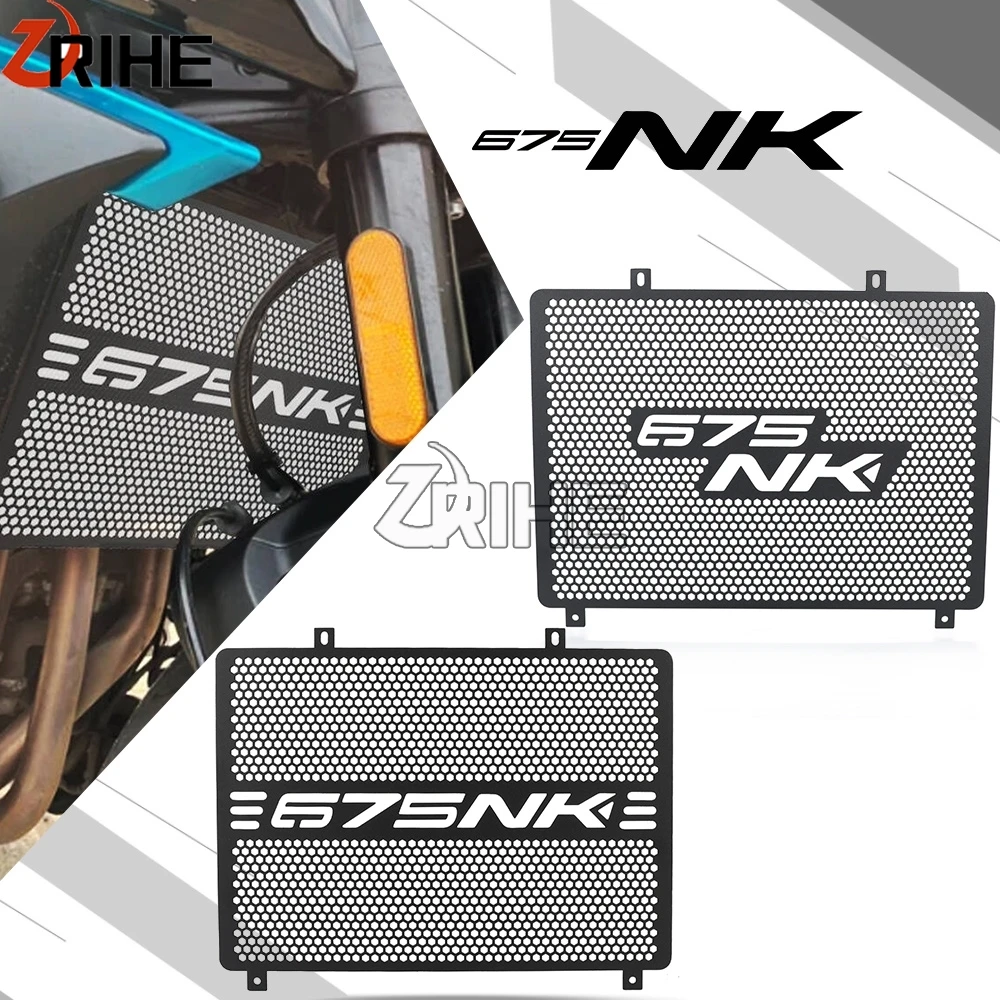 

New 2024 2025 2026 675NK 675 NK nk Motorcycles Aluminum FOR CFMOTO 675nk Radiator Grille Guard Protector Cover Protection Parts