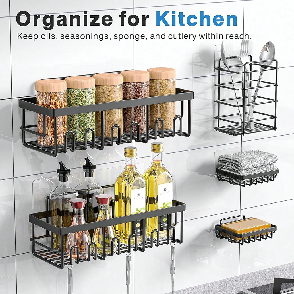 5-Piece Shower Organizer Set 6