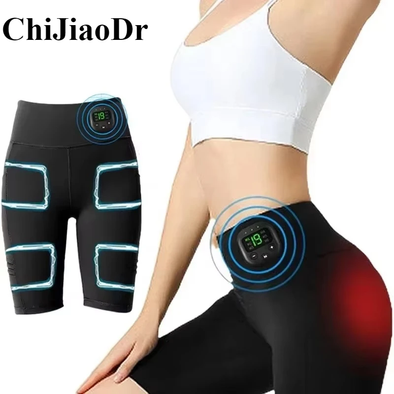 EMS Fitness Massage Pants Micro Current Pulse Five Minute Hip Lifting Pants EMS Intelligent Fitness Yoga Pants