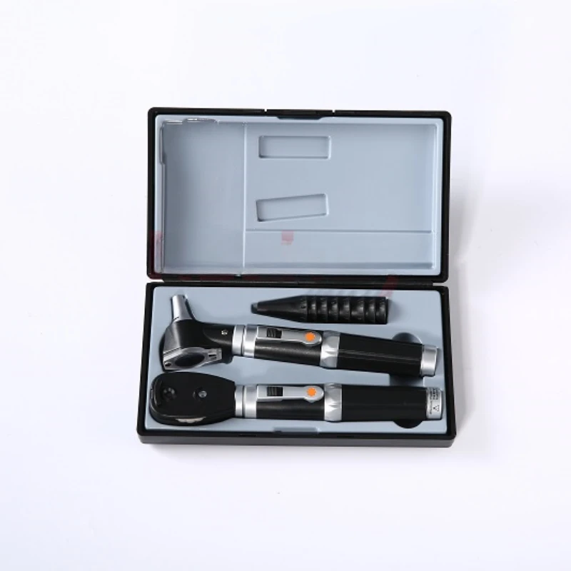 MT MEDICAL Veterinary Otoscope Ophthalmoscope Set Rechargeable Veterinary Endoscope Machine