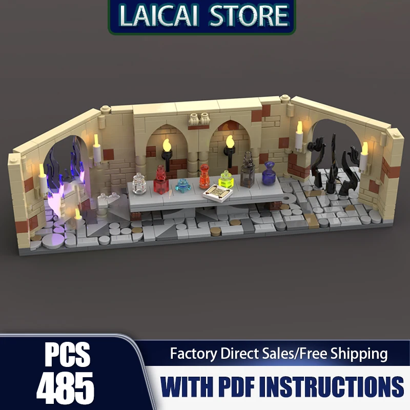 Filmmodel Moc Bouwstenen Modulair Het mysterie van drankjes Bakstenen Model DIY-montage Constructiespeelgoed Vakantie Verjaardagscadeaus