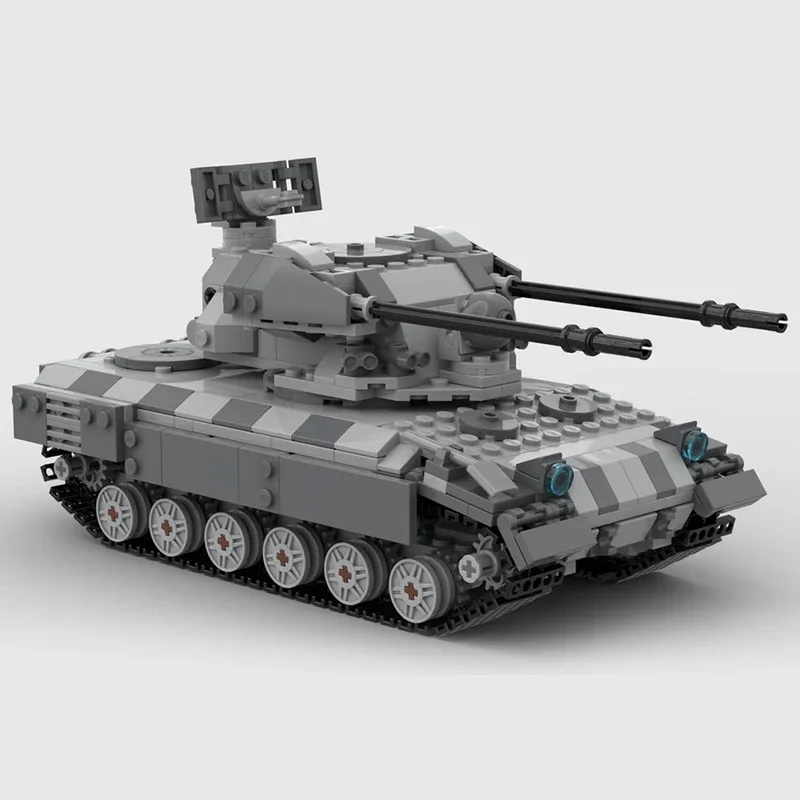 Veicoli militari modello Moc Building Bricks Battlefield Tanks Technology blocchi modulari regali giocattoli di natale set fai da te assemblaggio